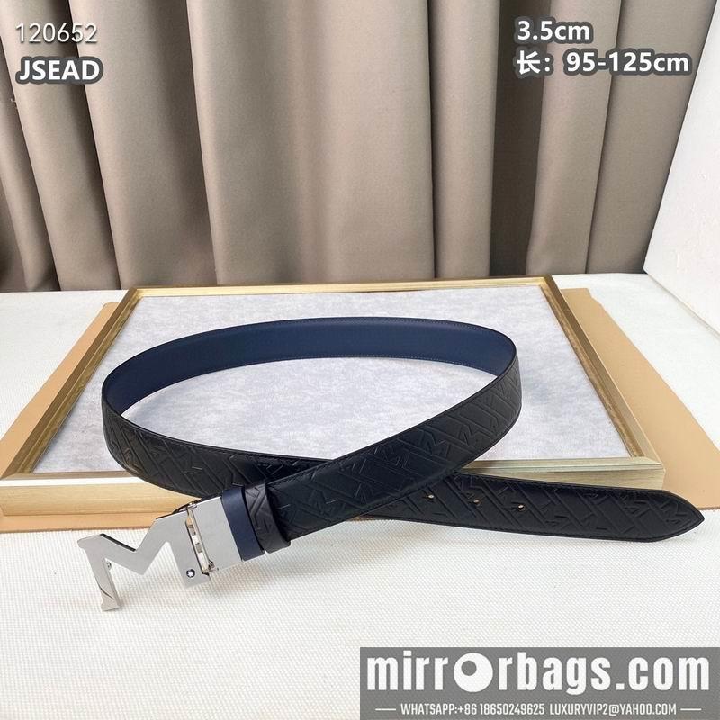 Replica Montblanc belt 35mmX95-125cm 8L072001