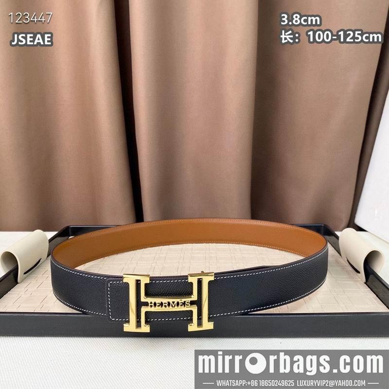 Replica Hermes belt 38mmX100-125cm 8L16