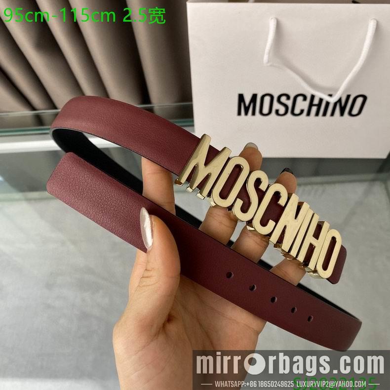 Replica Moschino belt 25mmX95-115cm 7D