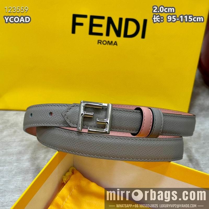 Replica Fendi belt 20mmX95-115cm 8L16