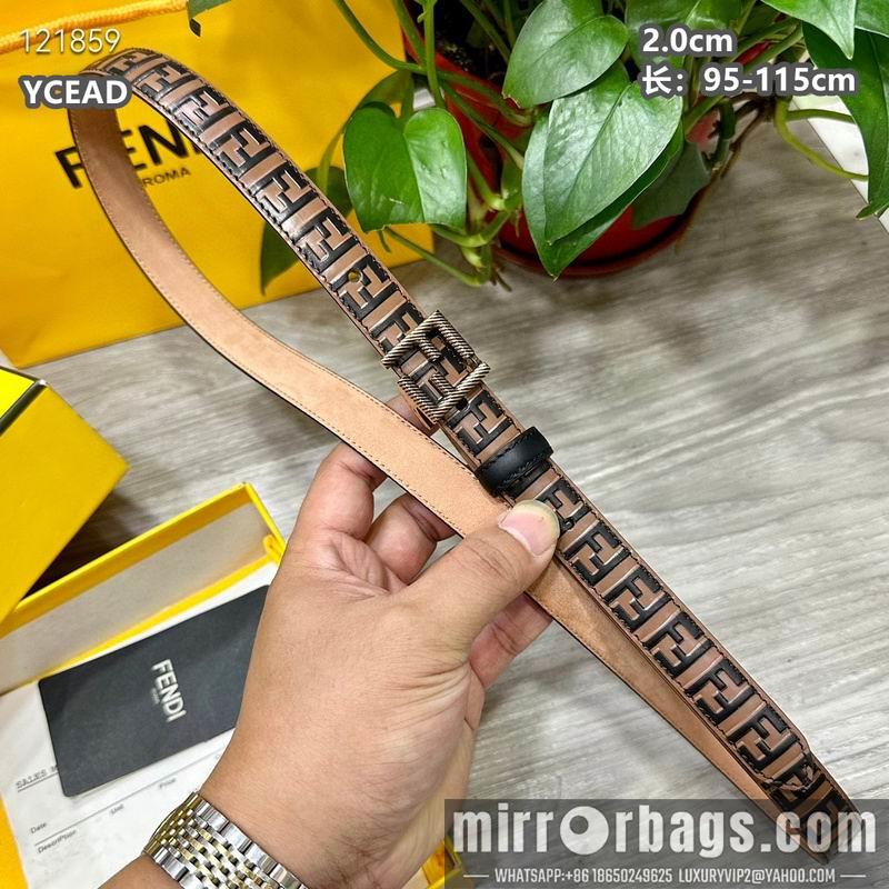 Replica Fendi belt 20mmX95-115cm 8L21