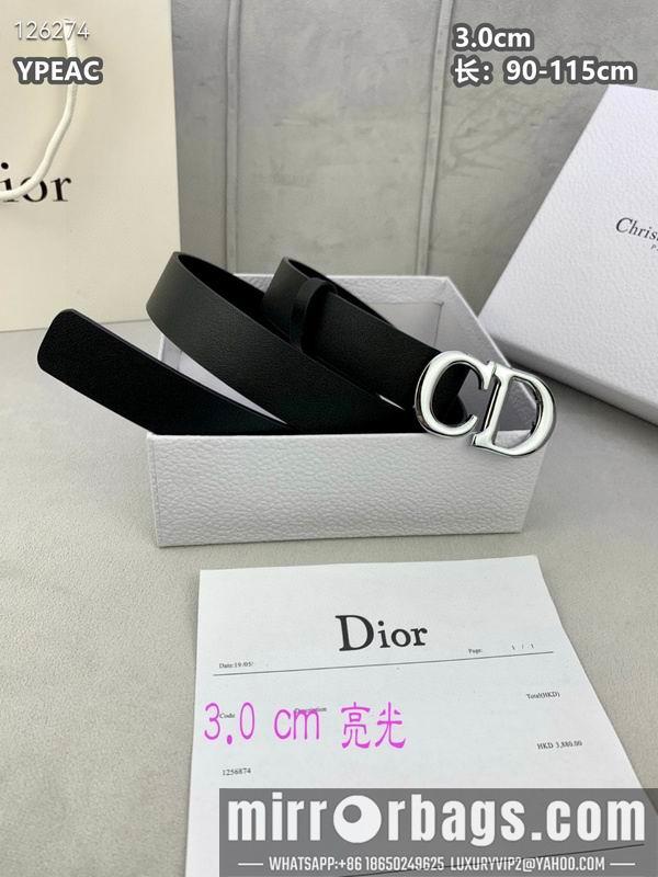 Replica Dior belt 30mmX90-115cm 8L111004