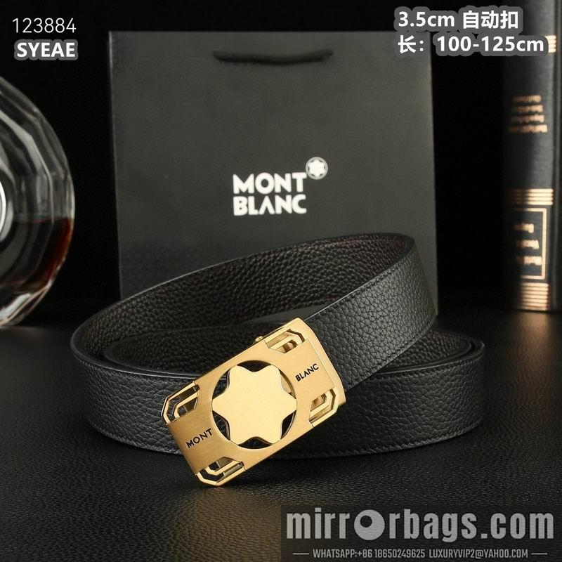 Replica Montlanc belt 35mmX100-125cm 8L43