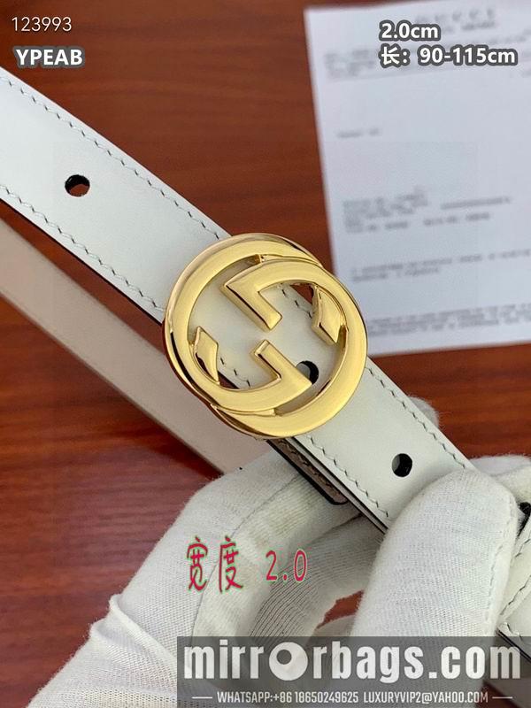 Replica Gucci belt 20mmX90-115cm 8L24