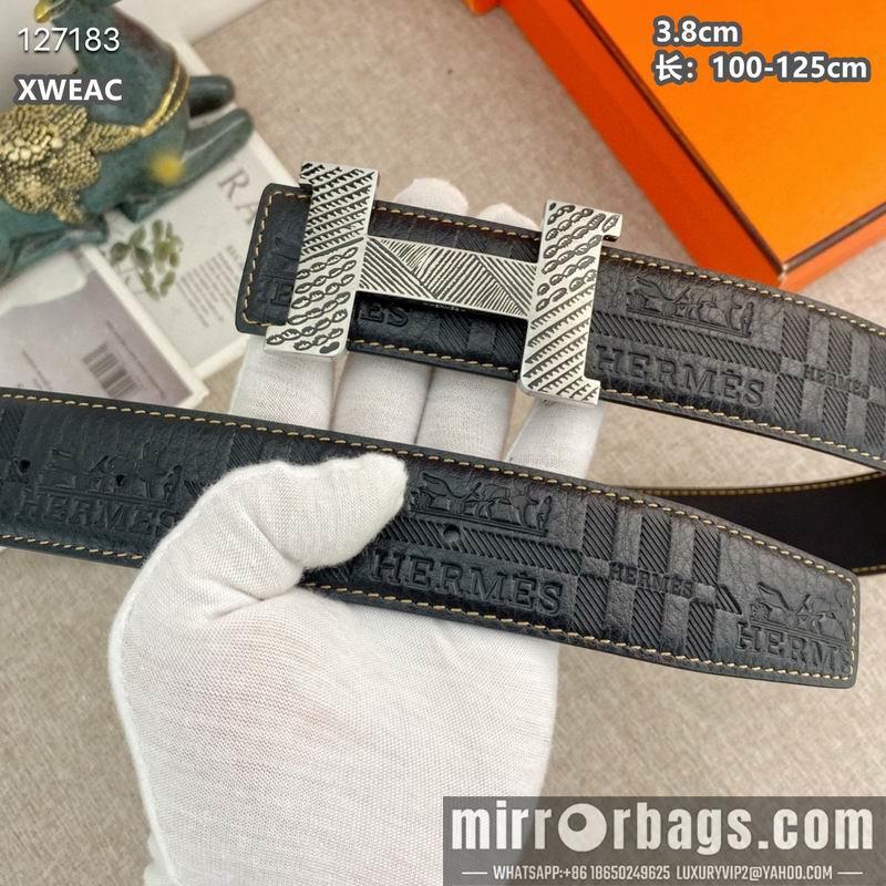 Replica Hermes belt 38mmX100-125cm 8L38