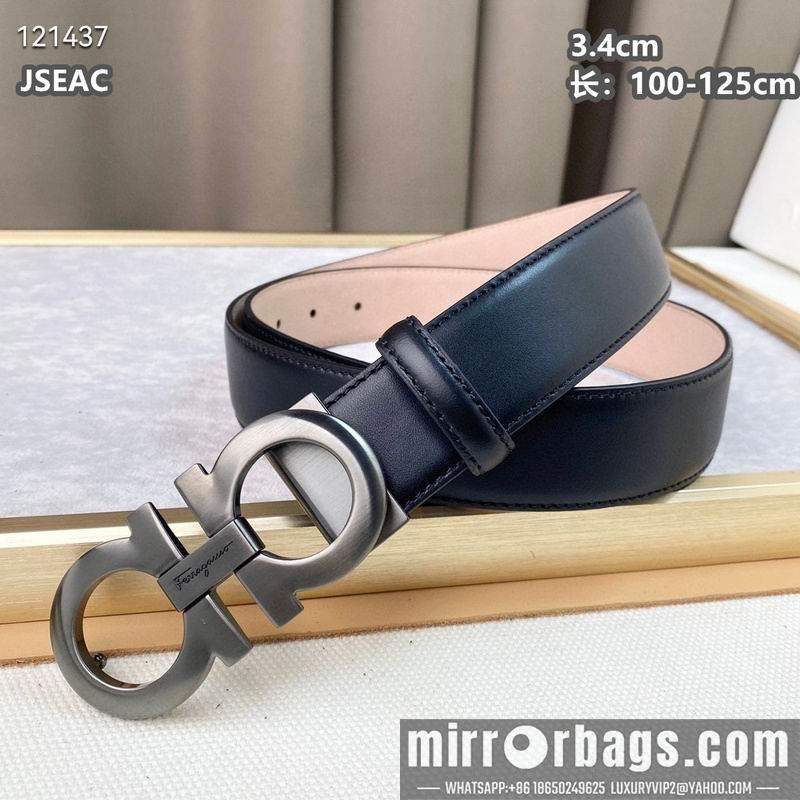 Replica Ferragamo belt 34mmX100-125cm 8L09