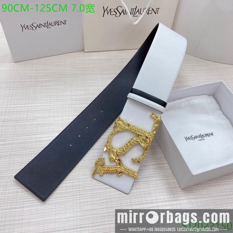 Replica YSL Belt 70mmX90-125cm 7D04