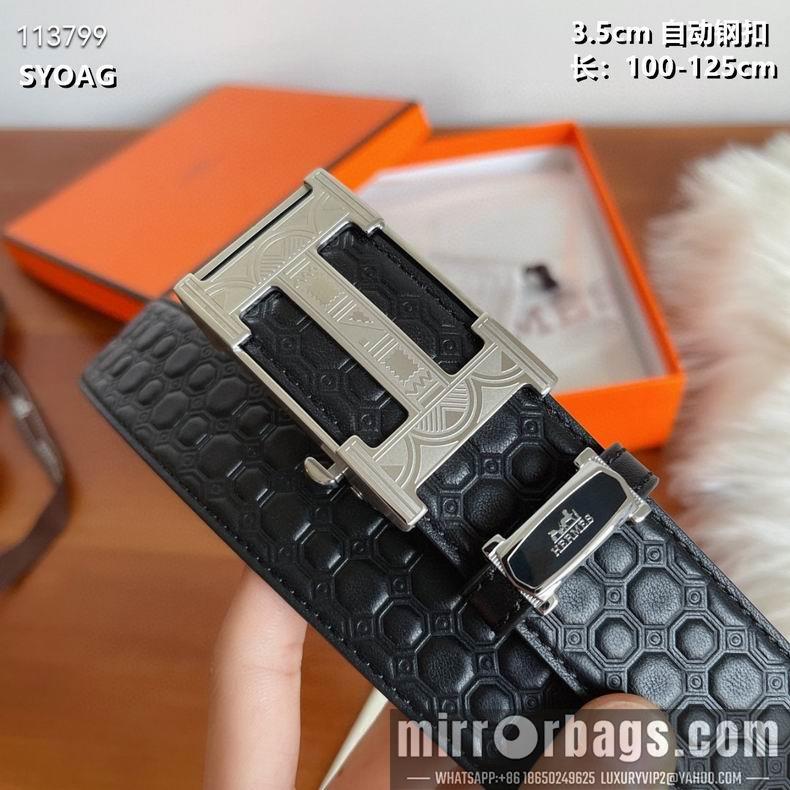 Replica Hermes belt 自动钢扣35mmX100-125cm 8L082501