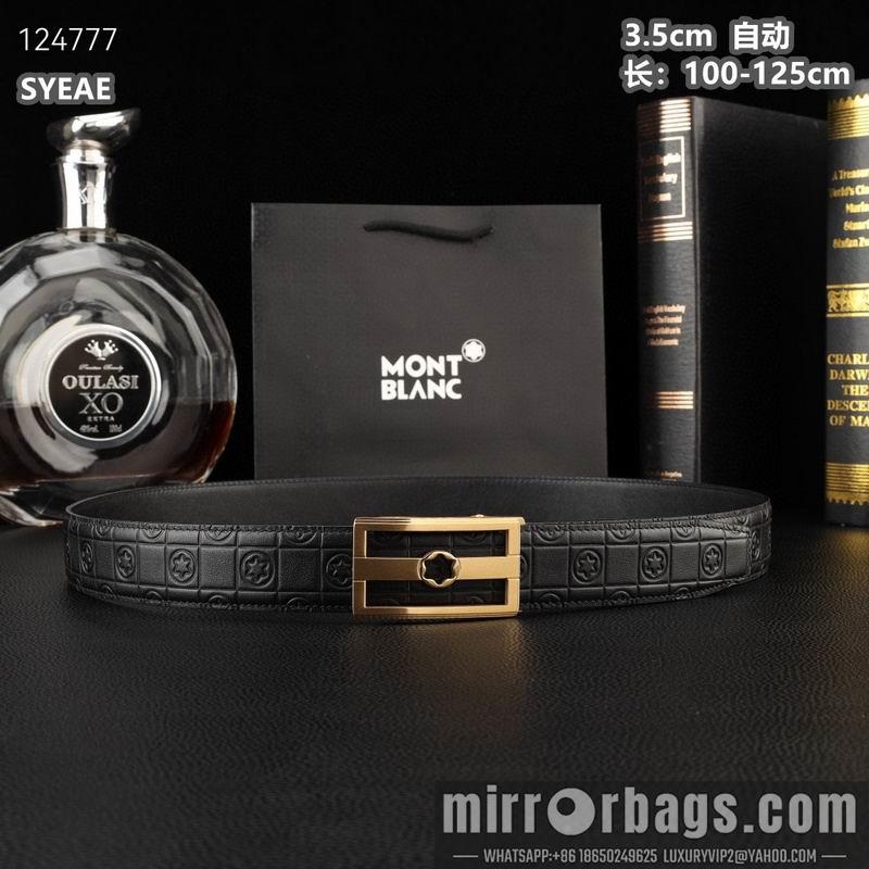 Replica Montlanc belt 35mmX100-125cm 8L37