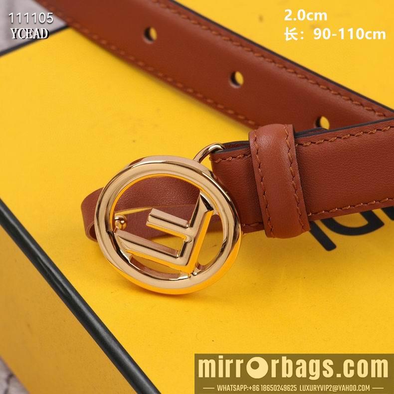Replica Fendi Belt 20mmX90-110cm 8L02