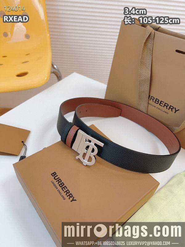 Replica Burberry belt 34mmX105-125cm 8L07