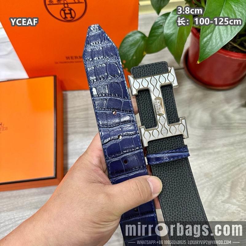 Replica Hermes belt 38mmX100-125cm 8L60