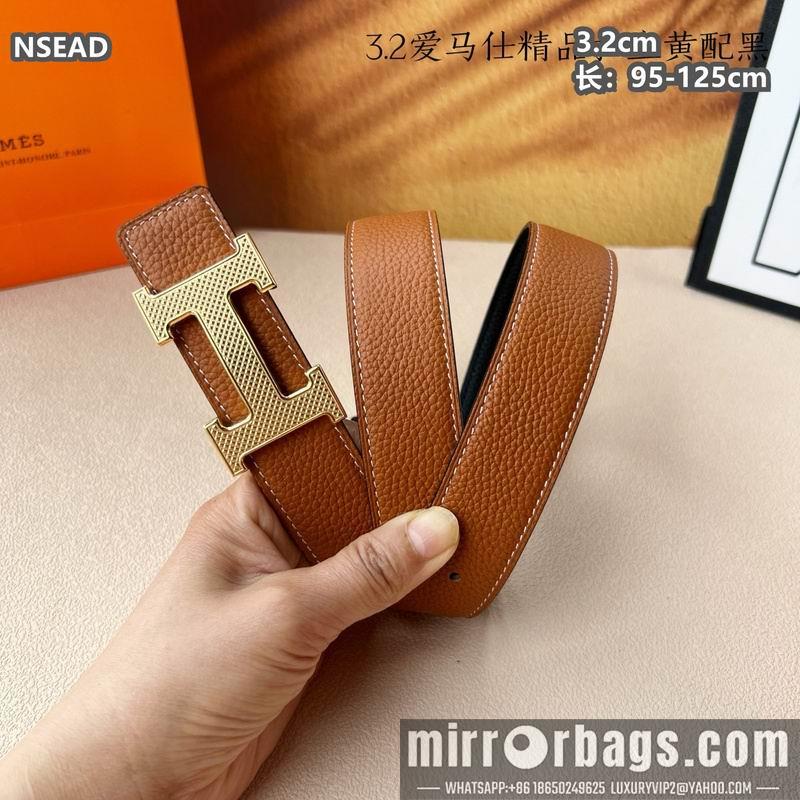 Replica Hermes belt 32mmX95-125cm 8L36