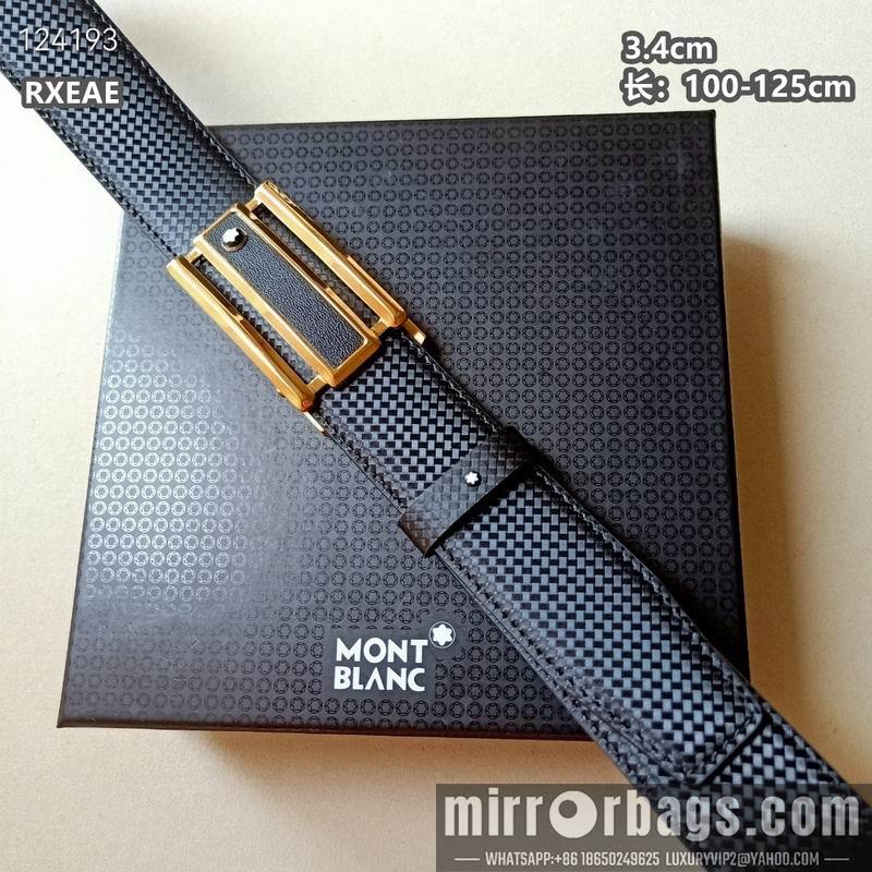Replica Montlanc belt 34mmX100-125cm 8L16