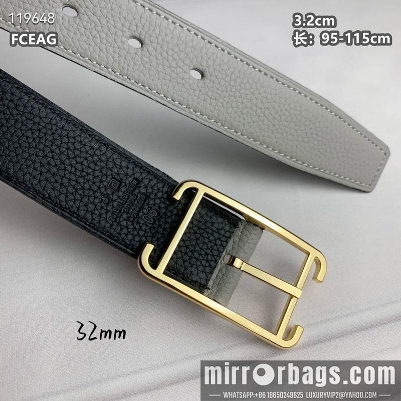 Replica Hermes belt 32mmX95-115cm 8L040801