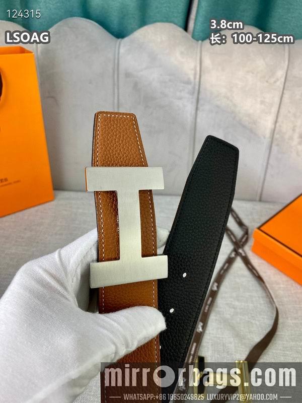 Replica Hermes belt 38mmX100-125cm 8L04