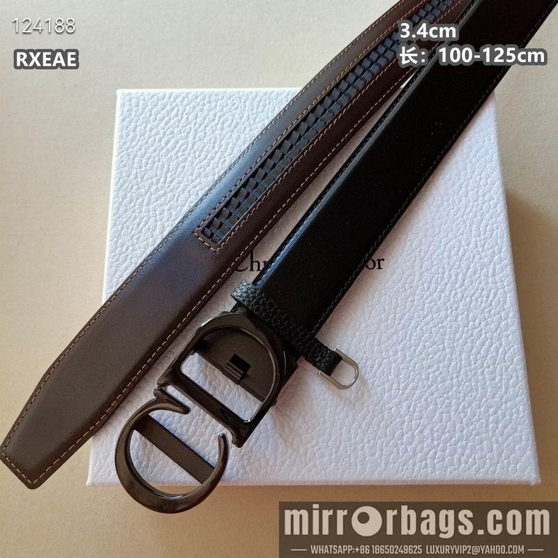 Replica Dior belt 34mmX100-125cm 8L01