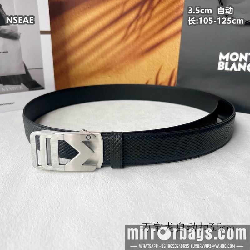 Replica Montlanc belt 35mmX100-125cm 8L72