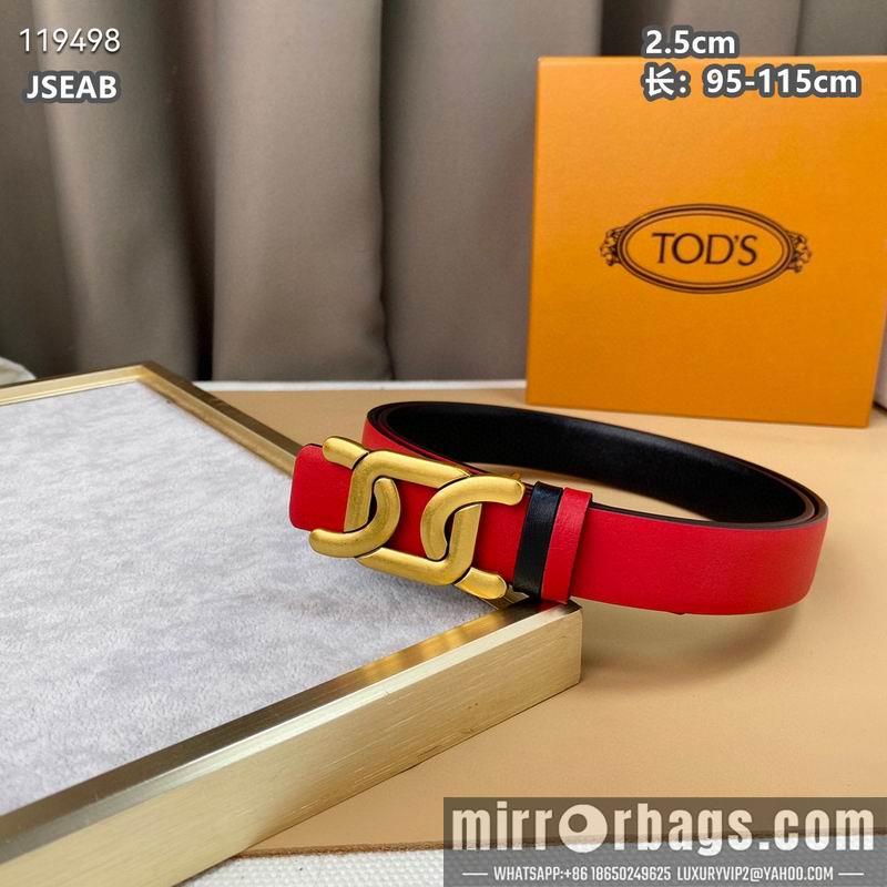 Replica Tod's belt 25mmX95-115cm 8L040801