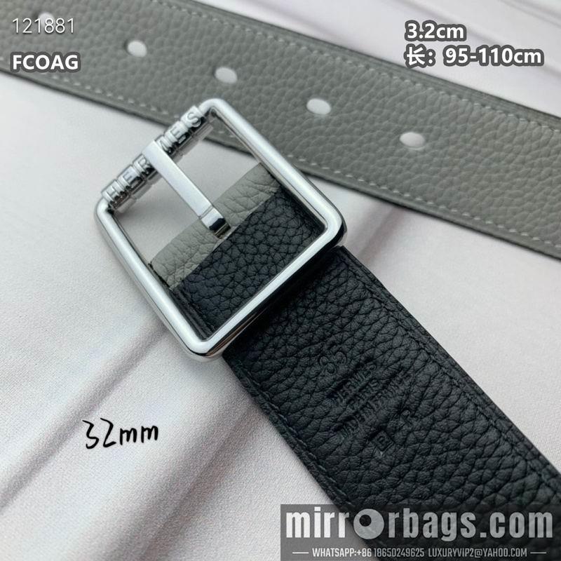 Replica Hermes belt 32mmX95-110cm 8L26
