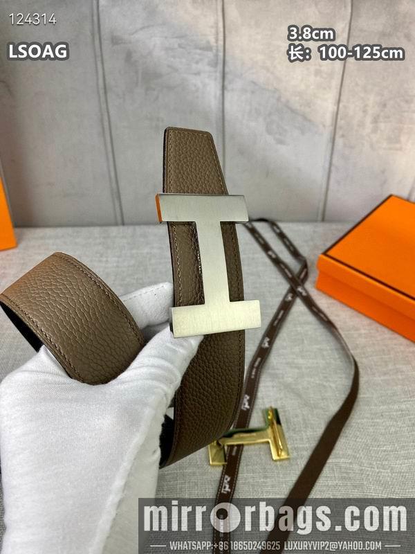 Replica Hermes belt 38mmX100-125cm 8L04