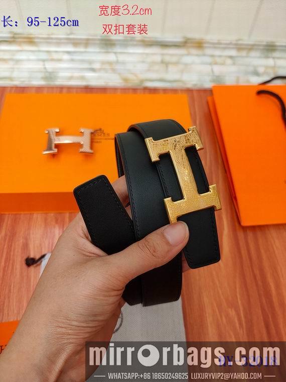 Replica Hermes Belt 32mm 双扣95-125cm 8L01