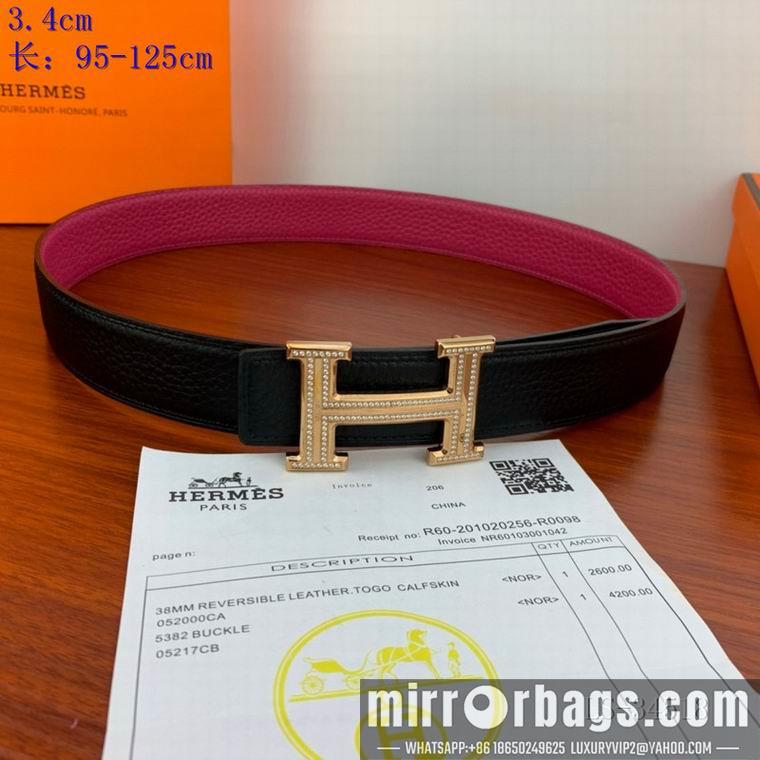 Replica Hermes Belt 34mm 95-125cm 8L02