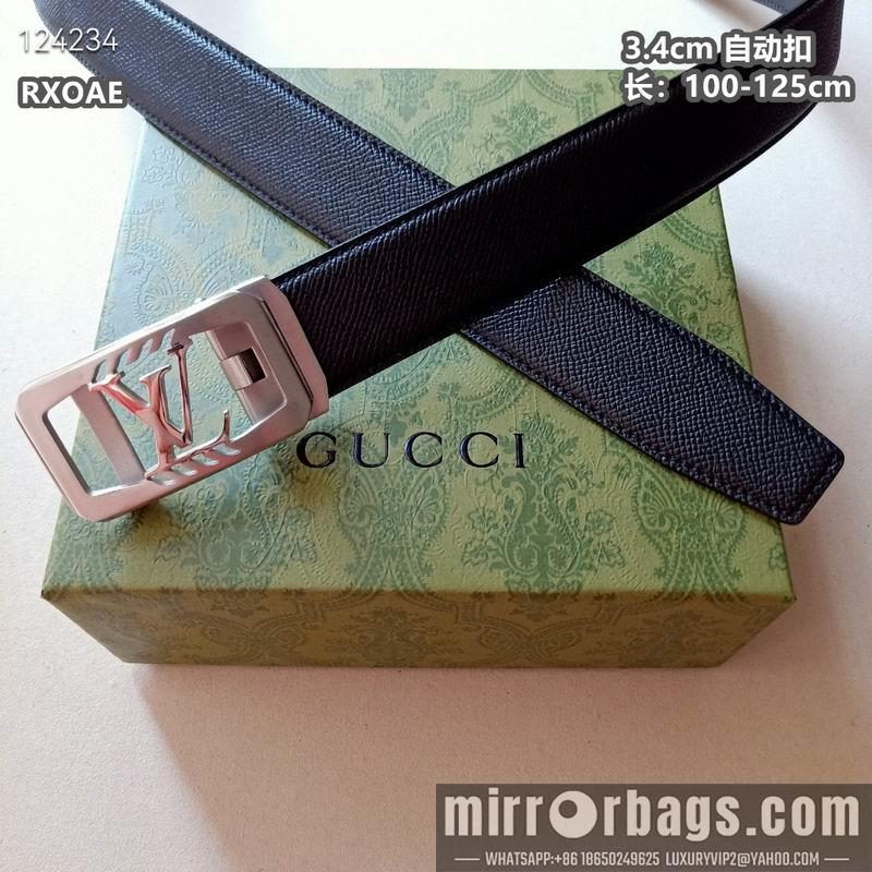 Replica LV belt 34mmX100-125cm 8L29