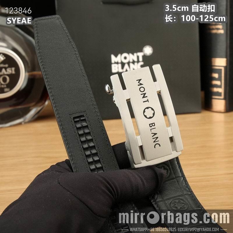Replica Montlanc belt 35mmX100-125cm 8L55