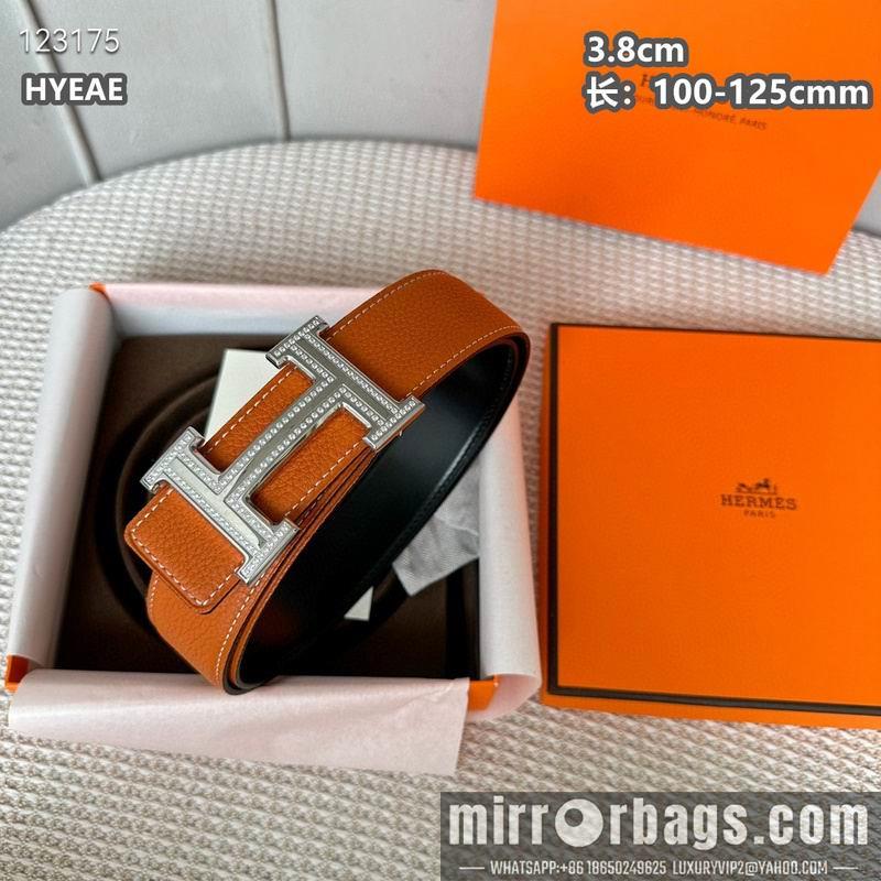 Replica Hermes belt 38mmX100-125cm 8L17