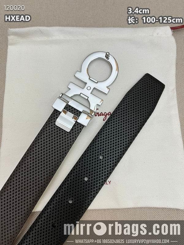 Replica Ferragamo belt 34mmX100-125cm 8L01