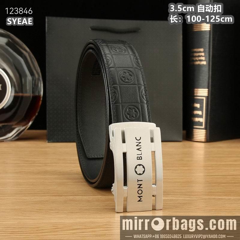 Replica Montlanc belt 35mmX100-125cm 8L55