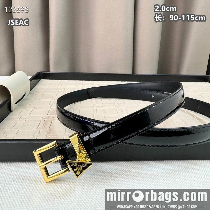 Replica Prada belt 20mmX90-115cm 8L03