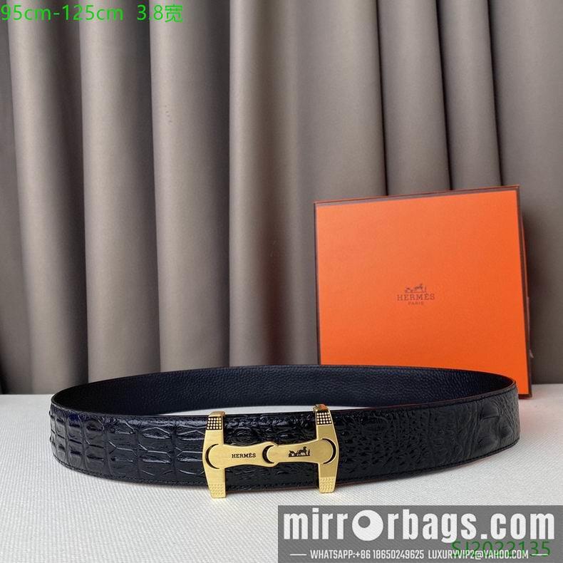 Replica Hermes Belt 38mmX95-125cm 7D111