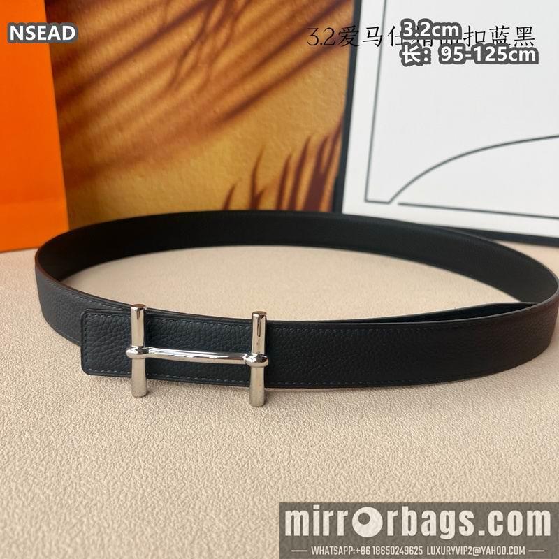 Replica Hermes belt 32mmX95-125cm 8L29