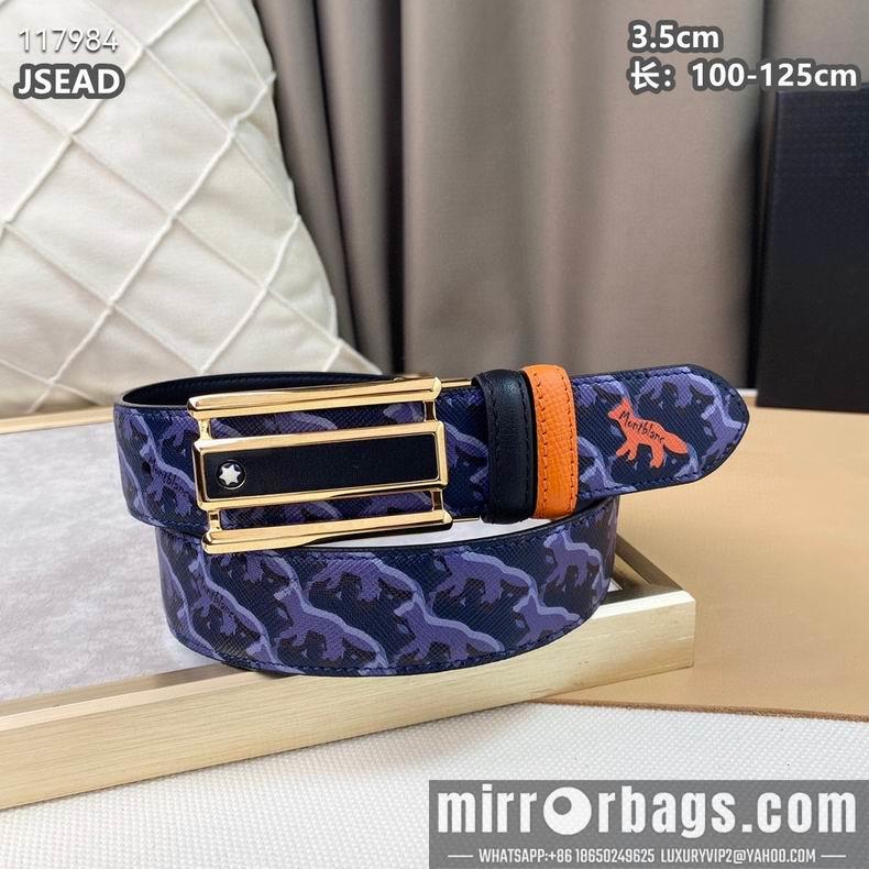 Replica Montblanc belt 35mmX100-125cm 8L11