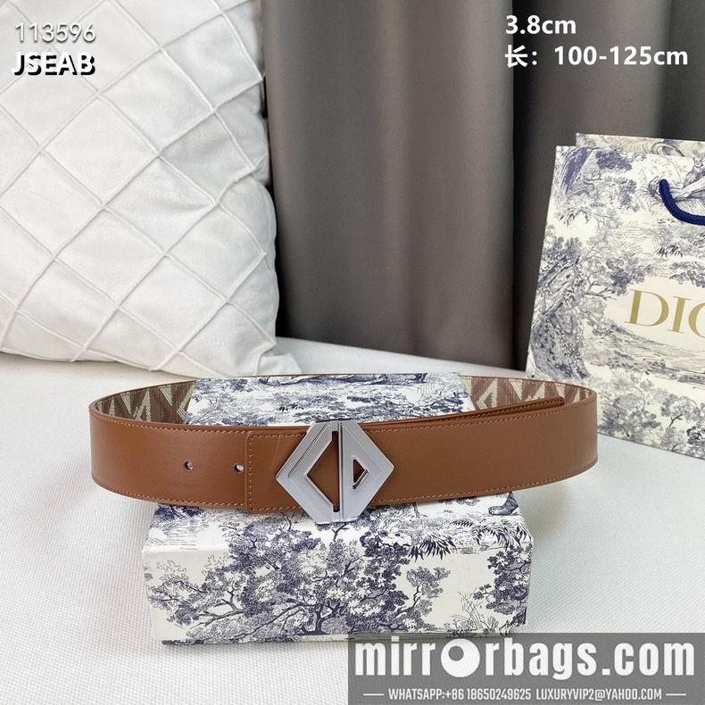 Replica Dior belt 38mmX100-125cm 8L02