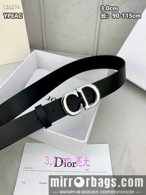 Replica Dior belt 30mmX90-115cm 8L111004