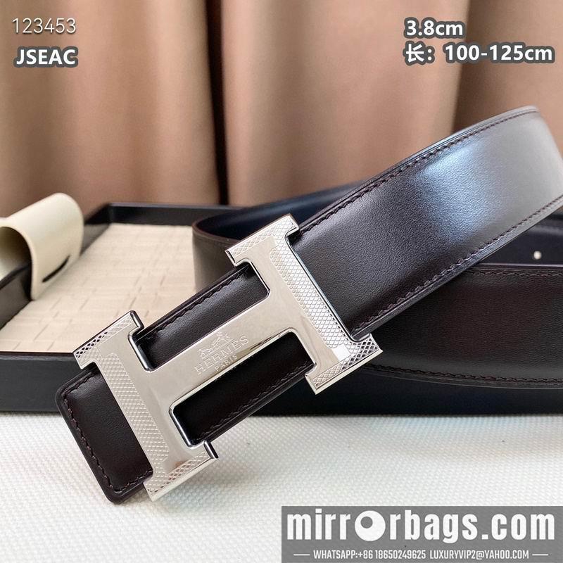 Replica Hermes belt 38mmX100-125cm 8L17