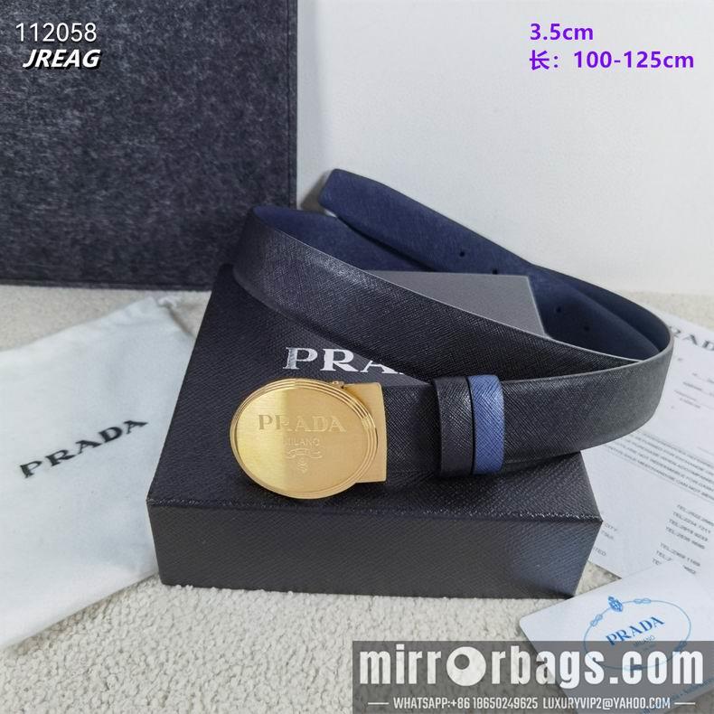 Replica Prada belt 35mmX100-125cm 8L08