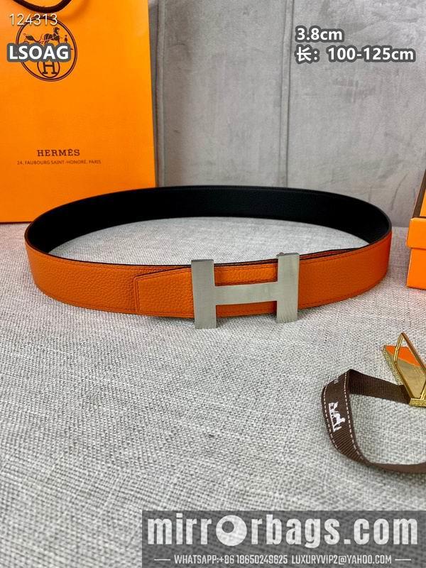Replica Hermes belt 38mmX100-125cm 8L04