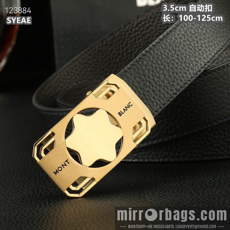 Replica Montlanc belt 35mmX100-125cm 8L43