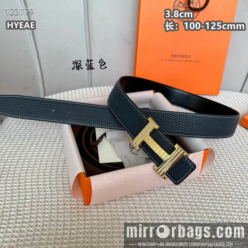Replica Hermes belt 38mmX100-125cm 8L17