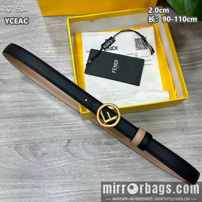 Replica Fendi belt 20mmX90-110cm 8L17