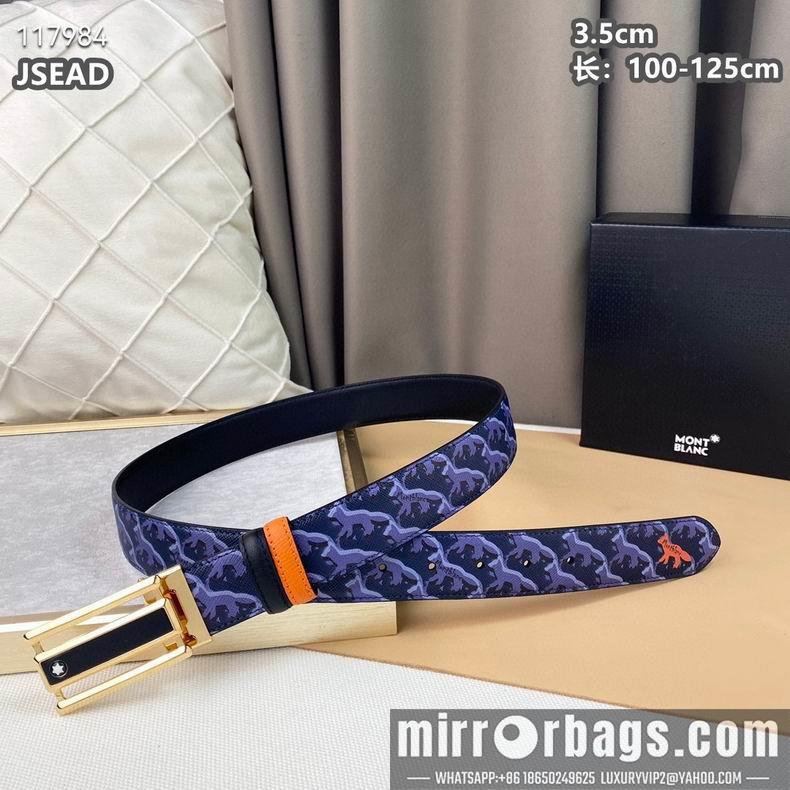 Replica Montblanc belt 35mmX100-125cm 8L11