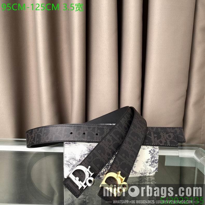 Replica Dior belt 35mmX95-125cm 7D12