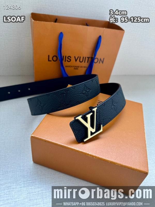 Replica LV belt 34mmX95-125cm 8L25