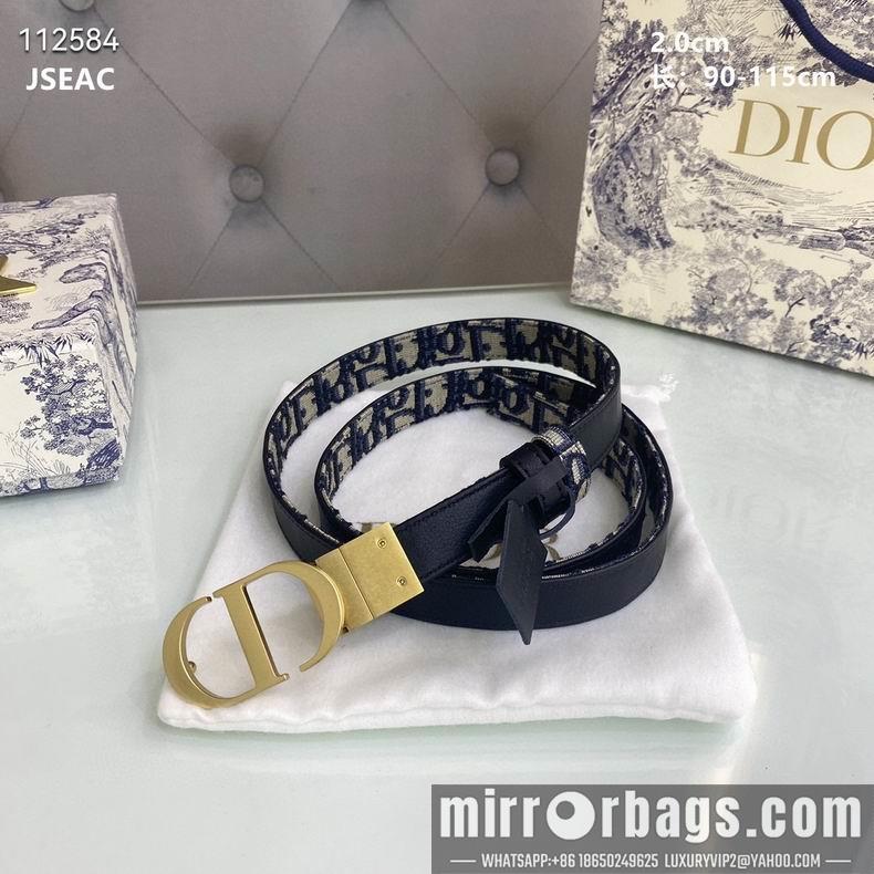Replica Dior Belt 20mmX90-115cm 8L06