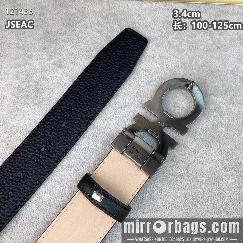 Replica Ferragamo belt 34mmX100-125cm 8L09