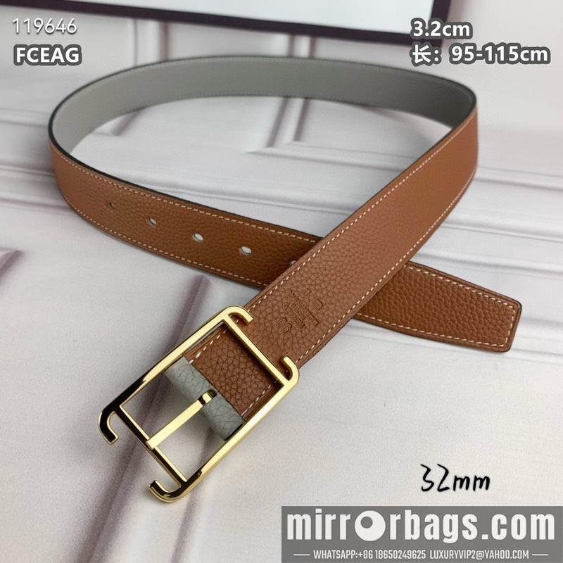 Replica Hermes belt 32mmX95-115cm 8L040801